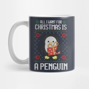 All I Want For Christmas Is A Penguin Mug